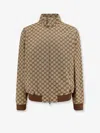 Gucci Monogram Zip-up Bomber Jacket In Multi
