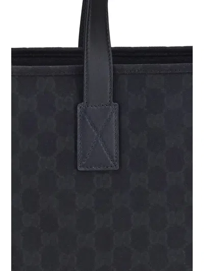 Gucci Men Gg Fabric Tote Bag