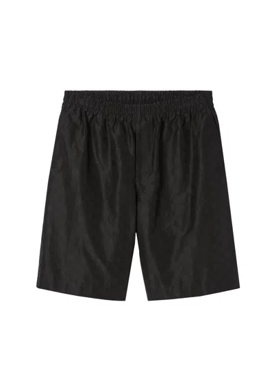 GUCCI GUCCI MEN GG FAILLE COTTON-SILK BERMUDA SHORTS