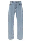 Gucci Jeans With Gg Canvas Details In Blue