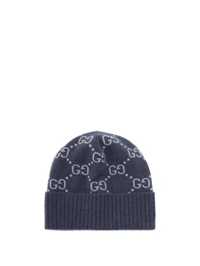 Gucci Men `gg Jacquard` Hat In Multi