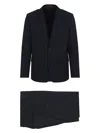 Gucci Tailored Black Wool Suit With Single-breasted Blazer In Blue