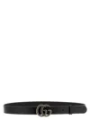 Gucci Gg Marmont Belts Black In Black