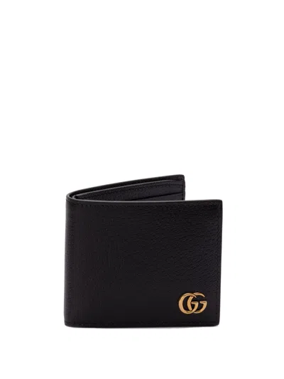 Gucci Men `gg Marmont` Bi-fold Card Case Wallet In Multi