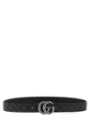 Gucci Gg Marmont Reversible Belt In Black