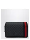Gucci Gg Medium Black/gray Shoulder Bag