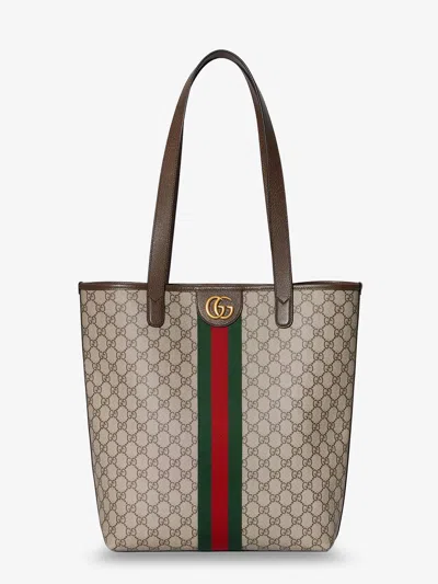 Gucci Men Gg Monogram Fabric Ophidia Shopping Bag In Multi