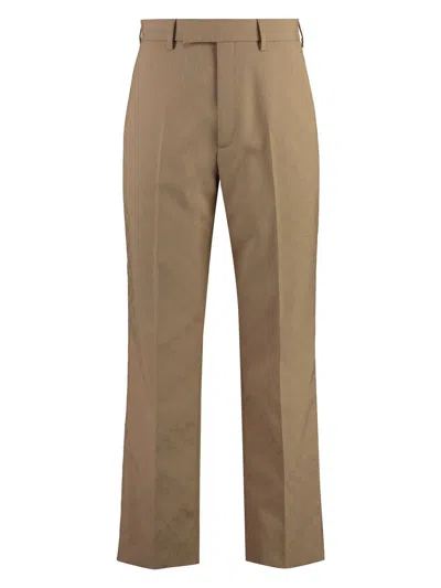 GUCCI MEN'S GG MOTIF JACQUARD TROUSERS