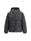 Gucci Men Gg Patterned Padded Down Jacket In Black
