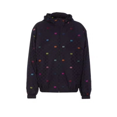 Gucci Men Gg Ripstop Jacket In Multi