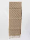 Gucci Wool Scarf With Gg Shadow