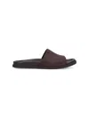 Gucci Brown Suede Open-toe Sandals With Logo Pattern In Brown