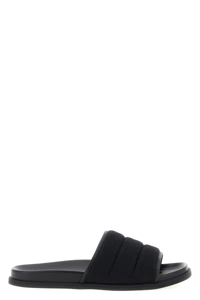 Gucci Men Gg Slides In Black