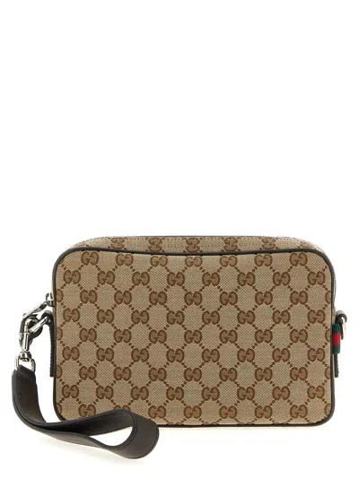 GUCCI GUCCI MEN GG SMALL SHOULDER STRAP