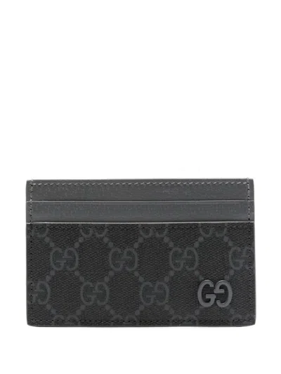 Gucci Men Gg Supreme Card Case In Multi