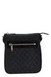 Gucci Gg Supreme Crossbody Bag In Black