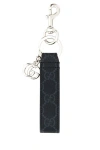 Gucci Men Gg Supreme Fabric Keyring In Multicolor