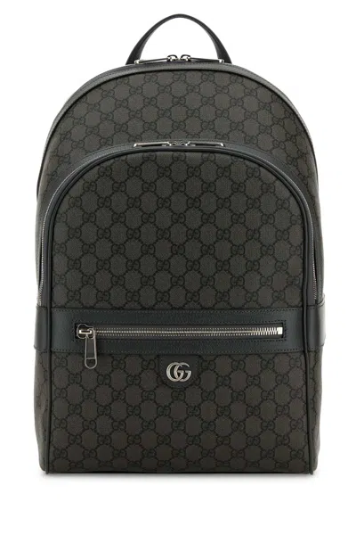Gucci Men Gg Supreme Fabric Medium Ophidia Backpack