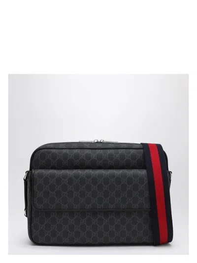 GUCCI MEN'S GG SUPREME FABRIC SHOULDER BAG