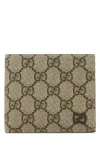 Gucci Men Gg Supreme Fabric Wallet In Multi