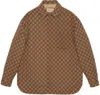 Gucci 2024 Fashion Men's Brown Long Sleeve Jacket With Buttoned Front In Camel