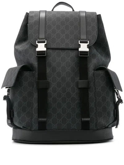Gucci Men Gg Supreme Small Backpack In Multi