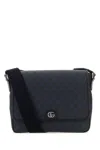 Gucci Men Gg Supreme Tender Fabric Medium Ophidia Crossbody Bag