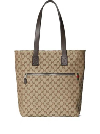 Gucci Men Gg Supreme Tote Bag