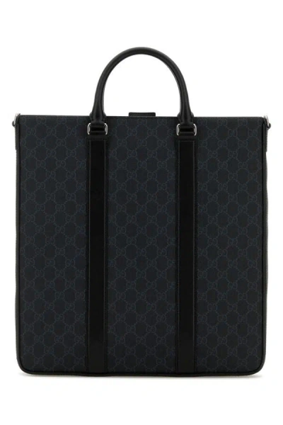 Gucci Men Gg Suprime Fabric Gg Shopping Bag In Multicolor