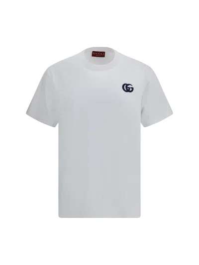 Gucci Men Gg T-shirt In White