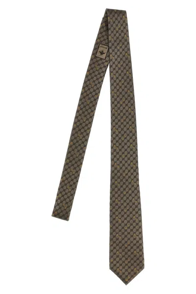 Gucci Men 'gg' Tie In White
