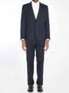 Gucci Men Gg Wool Jacquard Suit In Black