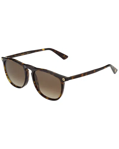 Gucci Men's Gg0120s 53mm Sunglasses In Brown