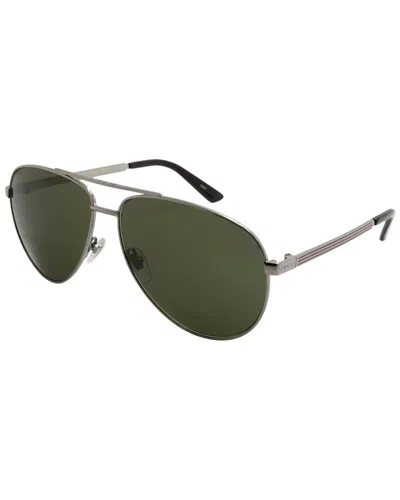 Gucci Men's Gg0137s 61mm Sunglasses In Black