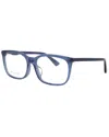 Gucci Men's Gg0333oa 55mm Optical Frames In Blue