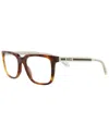 Gucci Men's Brown Rectangular Eyeglass Frames Gg0490o 003 In Brown