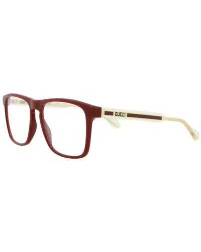 Gucci Men's Gg0561o 54mm Optical Frames In Red