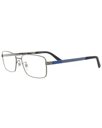 Gucci Men's Gg0693o 56mm Optical Frames In Silver