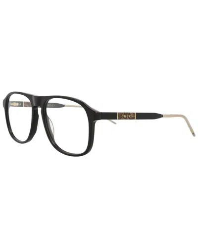 Gucci Men's Gg0844o 55mm Optical Frames In Black