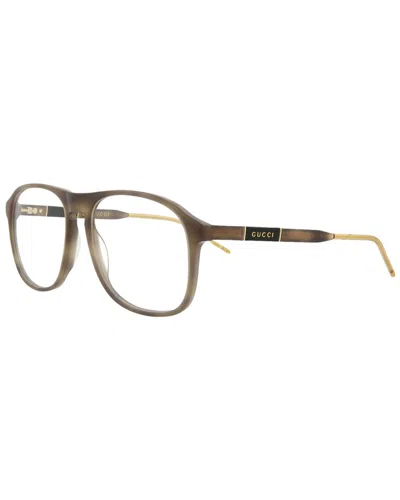 Gucci Men's Gg0844o 57mm Optical Frames Havana Hav In Brown