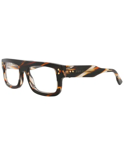Gucci Men's Gg1085o 52mm Optical Frames In Brown