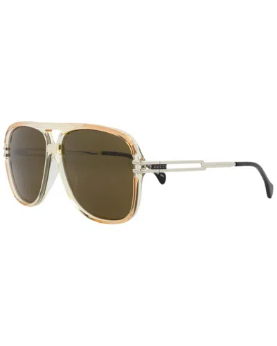 Gucci Men's Gg1105s 63mm Sunglasses In Green