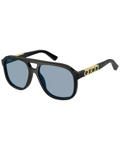 Gucci Men's Gg1188s004 58mm Sunglasses In Black