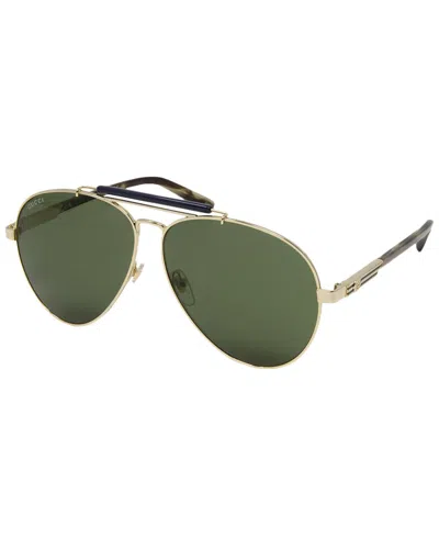 Gucci Men's Gg1287s 61mm Sunglasses In Green