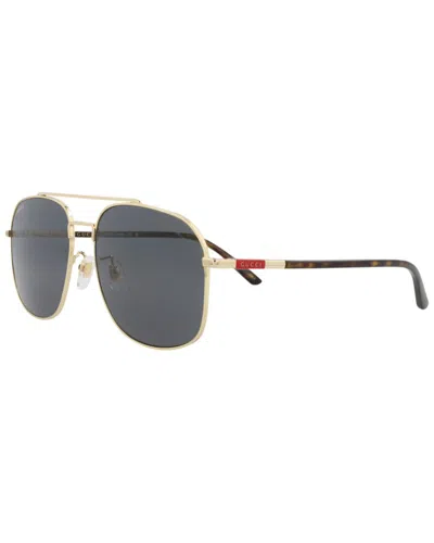 Gucci Men's Gg1351s 59mm Sunglasses In Gray