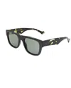 Gucci Square-frame Recycled Acetate Sunglasses In Black
