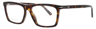 Gucci Men's Gg1445o Acetate Eyeglasses 56-17-145 In White