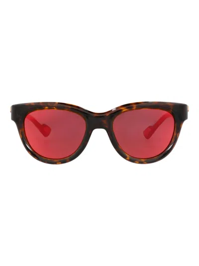 Gucci Men's Gg1620s Round/oval Injection Sunglasses In Brown