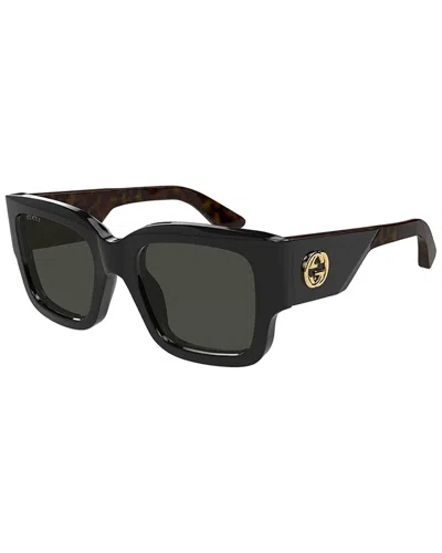 Gucci Men's Gg1663s 52mm Sunglasses In Black