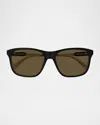 Gucci Gg1819s005 In Shiny Solid Black Crystal